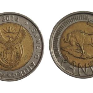South Africa - 2014 5 Rand Used - Coin