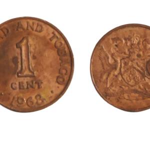 Trinidad and Tobago - 1968 1-cent coin Used