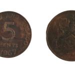 Trinidad and Tobago - 1967 5 cents Used - Coin