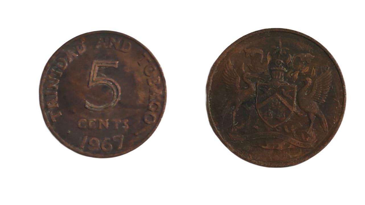 Trinidad and Tobago - 1967 5 cents Used - Coin