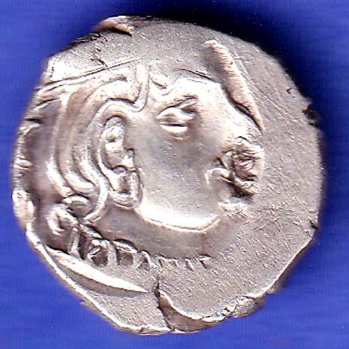 Ancient India Kshatrap Dynasty Kings Portrait Silver Coin SK719