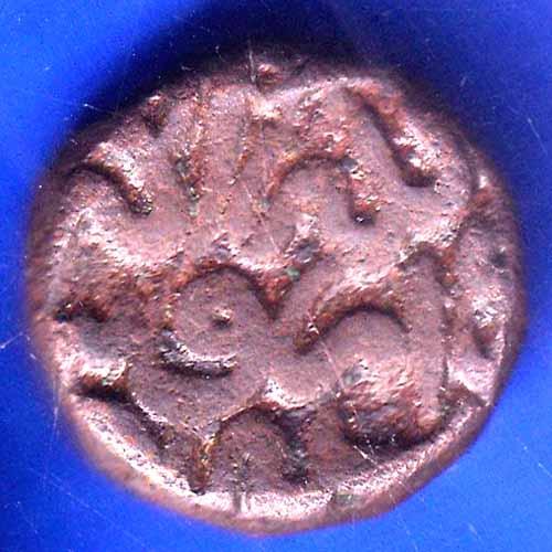MUGHALS AKABAR ONE DAM COPPER COIN ANH2412