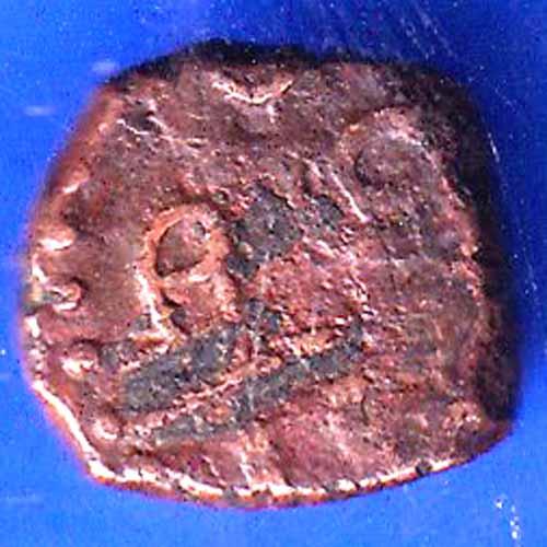 Pondicherry - Dutch Occupation 1 Cash Copper Coin ANH2610