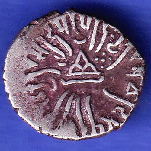 Ancient India Kshtrap Dynasty Kings Portrait Silver Coin SK513