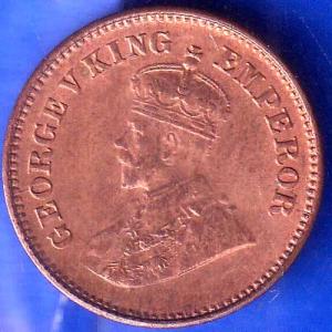 British India 1932 George V King Emperor Half Pice Coin ANH2062