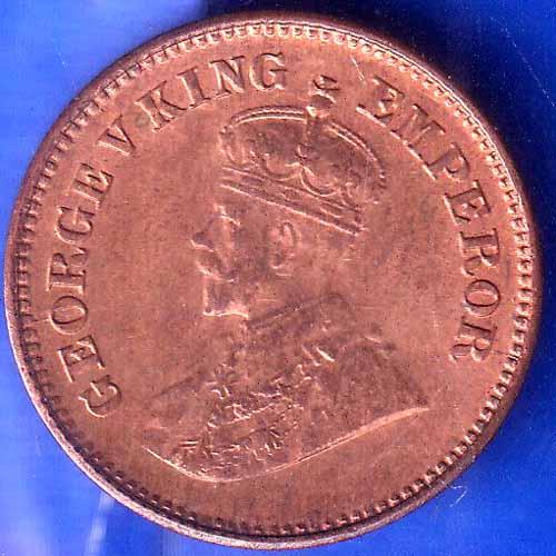 British India 1932 George V King Emperor Half Pice Coin ANH2062