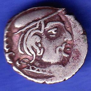 Ancient India Kshtrap Dynasty Kings Portrait Silver Coin SK513