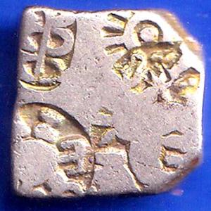 Ancient India Mauryan Period Magadh Dynasty Silver Punchmark ANH2362