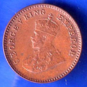 BRITISH INDIA 1933  1/12 ANNA GEORGE VI COPPER COIN ANH2861