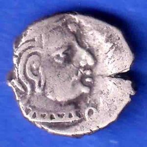 Ancient India Kshatrap Dynasty Kings Portrait Silver Coin SK824