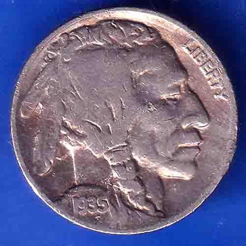 united state of america 1935 liberty 5 CENT coin ANH3107