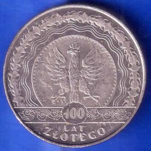 MEDAL - NUMIZMAT - 100 LAT ZŁOTEGO Z ALBUMEM DZIEJE ZŁOTEGO ANH2612