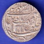 Maratha Conf. Ry 34 Shah Alam Saharanpur Mint One Rupee Rare Silver Coin SK24