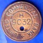BANK TOKEN:- UNITED COMMERCIAL BANK H 9032 BANK TOKEN ANH3114