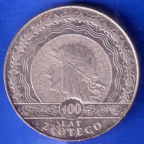 MEDAL - NUMIZMAT - 100 LAT ZŁOTEGO Z ALBUMEM DZIEJE ZŁOTEGO ANH2612