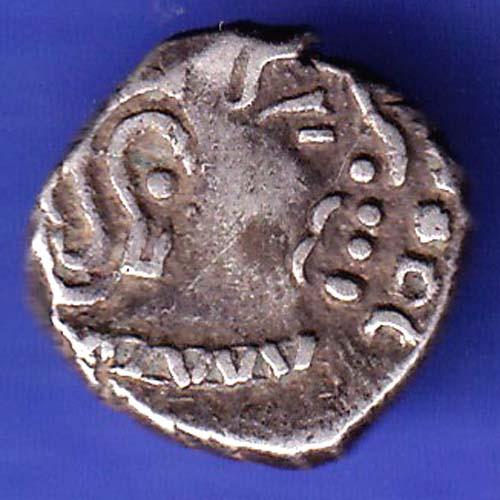 Ancient India Kshtrap Dynasty Kings Portrait Silver Coin SK371