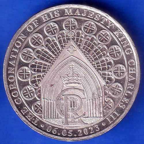 Gibraltar 2023 CHARLES III D.G. REX.F.D. HALF CROWN RARE COIN ANH2020
