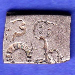 Ancient Mauryan Period Magadh Dynasty Silver Panchmark SK673