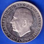 Gibraltar 2023 CHARLES III D.G. REX.F.D. HALF CROWN RARE COIN ANH2020