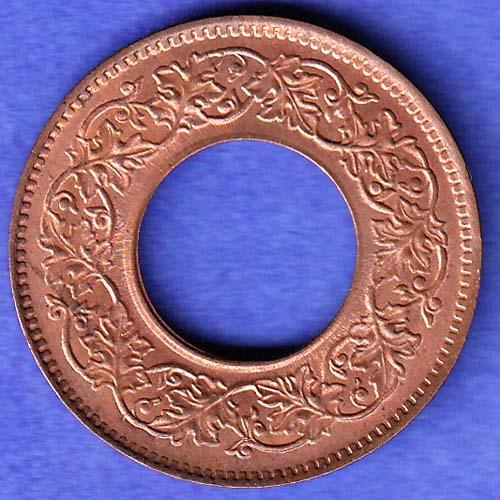 British India 1943 George Vi King One Pice Coin SK795