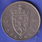 Norway 5 Kroner -  1978 Olav V NORGES KONGE HSK865