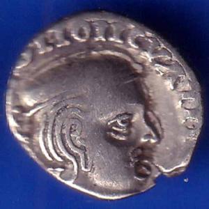 Ancient India Kshatrap Dynasty Kings Portrait Silver Coin ANH1315