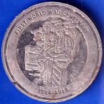 FIRST WORLD WAR CENTENARY 1914-1918 BRITISH ARMY COMMEMORATIVE RARE SILVER COIN ANH2023
