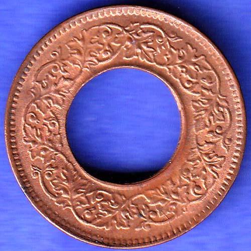 British India 1944 Lahor mint One Pice copper coin SK177