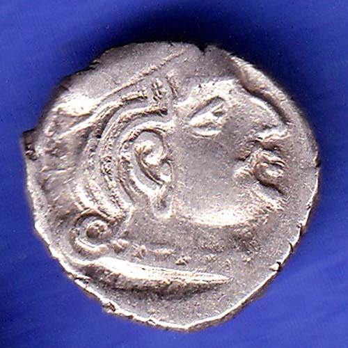 Ancient India Kshtrap Dynasty Kings Portrait Silver Coin SK518
