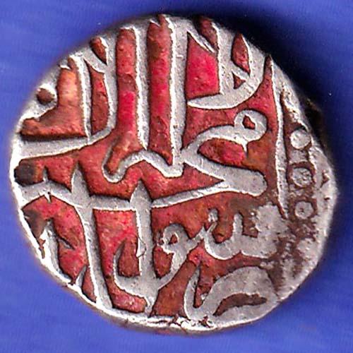 Mughal Akbar Mahmudi Silver Coin SK800