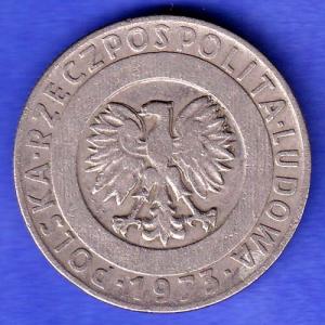Poland 20 Zlotys POLSKA·RZECZPOSPOLITA·LUDOWA 1973 HSK969