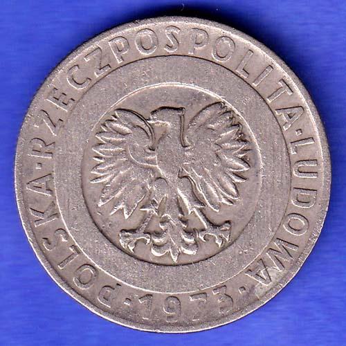 Poland 20 Zlotys POLSKA·RZECZPOSPOLITA·LUDOWA 1973 HSK969