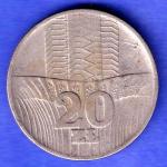 Poland 20 Zlotys POLSKA·RZECZPOSPOLITA·LUDOWA 1973 HSK969