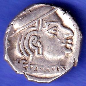 Ancient India Kshtrap Dynasty Kings Portrait Silver Coin SK520
