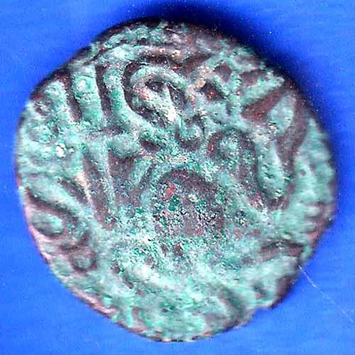 Ancient India Raja Raj Chola Chola Octopus Man Coin ANH2668