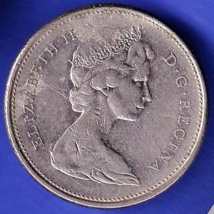 Canada 25 Cents – Elizabeth II 1988 Coin HSK868