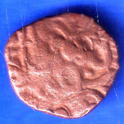 Ancient India Raja Raj Chola Chola Octopus Man Coin ANH2518