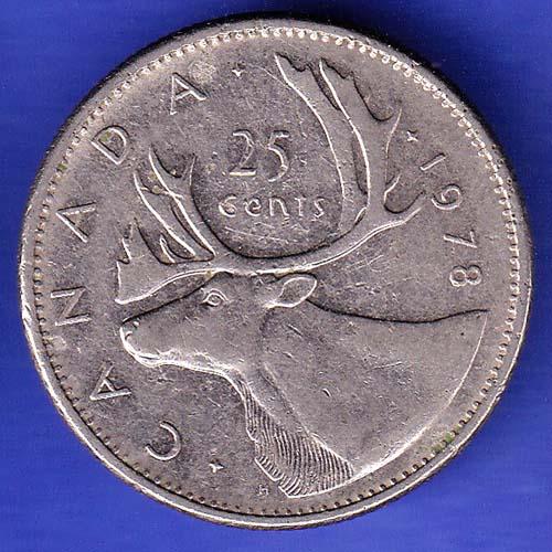 Canada 25 Cents – Elizabeth II 1988 Coin HSK868