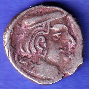 Ancient India Kshtrap Dynasty Kings Portrait Silver Coin SK131