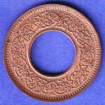 British india king bombay mint george vi 1947 one pice beautiful copper Coin SK680