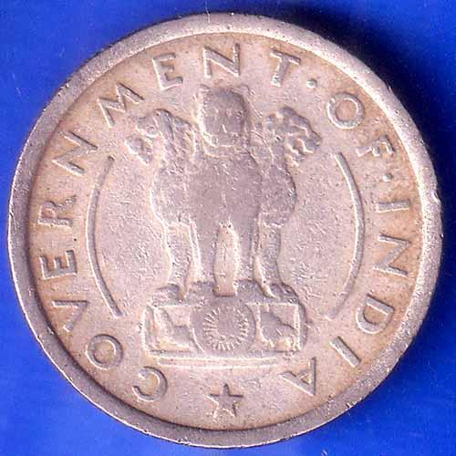 Government Of India 1/2 Rupee Of 1950 BOMBAY MINT Coin ANH2519