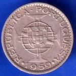 Portuguese India 60 Centavos 1959 coin ANH3021