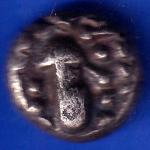 Ancient India Gadhaya Dynasty King Portrait Coin ANH223