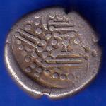 ANCIENT INDIA GADHAYA DYNASTY KING PORTRAIT COIN ANH1572