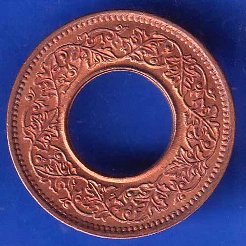 British India 1945 Bombay Mint George VI King 1 Pice Copper Coin ANH2224