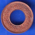 British India 1945 Bombay Mint George VI King 1 Pice Copper Coin ANH2275