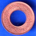 British India 1944 George VI King LAHORE MINT 1 Pice Copper Coin ANH2571