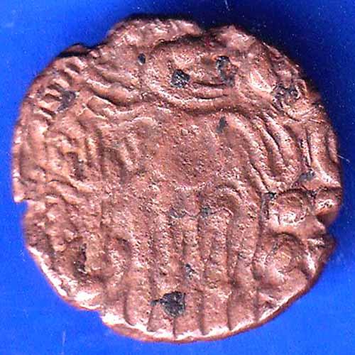 Ancient India Raja Raj Chola Chola Octopus Man Coin ANH2620