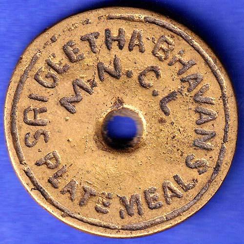 Token: Sri Geetha Bhavan M.N.C.L.Plate Meals SK527