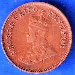 British India 1936 George V King Emperor Half Pice Coin ANH2501